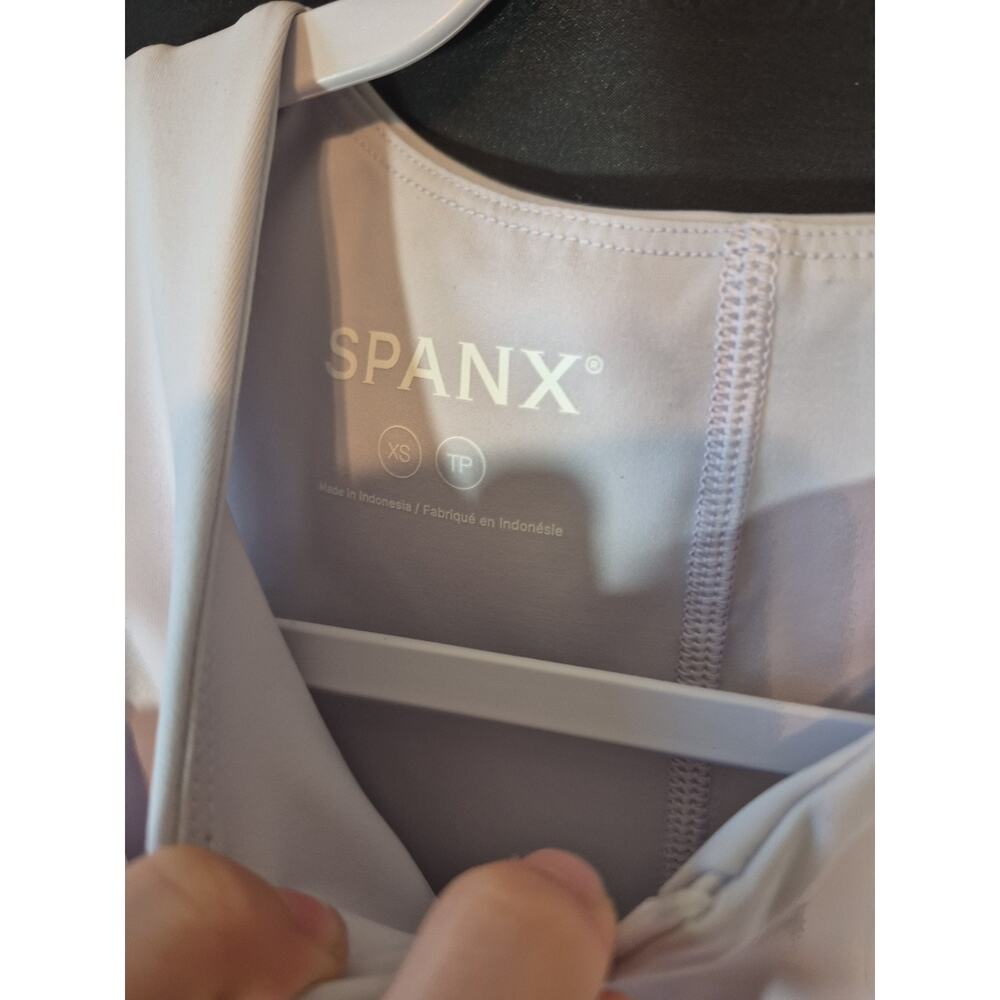 Spanx The Get Moving Purple Zip Front Mini Dress New XS - Picture 9 of 13